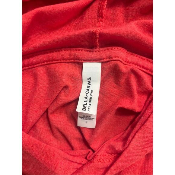 Bella+Canvas Womens Red American Ballet Theatre Long Sleeve Hooded T-shirt Small - Picture 5 of 6